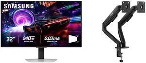 Monitor Monitor Combo - SAMSUNG LS32FG810SNXZA Bundle with MSI MAG MT101DG Monitor Monitor Combo - SAMSUNG LS32FG810SNXZA Bundle with MSI MAG MT101DG