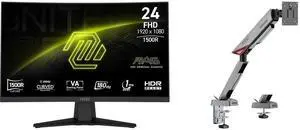Monitor Monitor Combo - MSI MAG 244C Bundle with MSI MPG MT161R Monitor Monitor Combo - MSI MAG 244C Bundle with MSI MPG MT161R