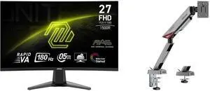 Monitor Monitor Combo - MSI MAG 27C6F Bundle with MSI MPG MT161R Monitor Monitor Combo - MSI MAG 27C6F Bundle with MSI MPG MT161R