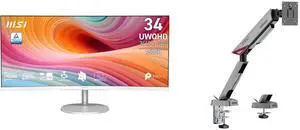 Monitor Monitor Combo - MSI PRO MP341CQW E12 Bundle with MSI MPG MT161R Monitor Monitor Combo - MSI PRO MP341CQW E12 Bundle with MSI MPG MT161R