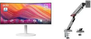 Monitor Monitor Combo - MSI Modern MD342CQPW Bundle with MSI MPG MT161R Monitor Monitor Combo - MSI Modern MD342CQPW Bundle with MSI MPG MT161R