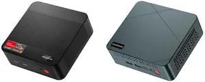 BOSGAME P4 Ultra Mini PC, Ryzen 7 7730U (8C/16T, up to 4.5GHz), 16GB DDR4 1TB SSD, 2*2.5G LAN, Wi-Fi 6E, BT5.2, 4K Triple Display HDMI+DP+Type-C and BOSGAME E2 Neo Mini PC, AMD Ryzen 5 3500U Processor (4C/8T, Up to 3.7GHz), 16GB DDR4 2400MHz 512GB PCIe3.0 SSD, Gigabit LAN, Triple Display, Wi-Fi 5 & BT 5.0,Small Form Factor Business Office PC BOSGAME P4 Ultra Mini PC, Ryzen 7 7730U (8C/16T, up to 4.5GHz), 16GB DDR4 1TB SSD, 2*2.5G LAN, Wi-Fi 6E, BT5.2, 4K Triple Display HDMI+DP+Type-C and BOSGAME E2 Neo Mini PC, AMD Ryzen 5 3500U Processor (4C/8T, Up to 3.7GHz), 16GB DDR4 2400MHz 512GB PCIe3.0 SSD, Gigabit LAN, Triple Display, Wi-Fi 5 & BT 5.0,Small Form Factor Business Office PC