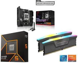 Motherboard CPU Memory Combo - ASUS ROG STRIX B650E-I GAMING WIFI Bundle with AMD Ryzen 5 9600X and Corsair CMH16GX5M2N6000Z36 Motherboard CPU Memory Combo - ASUS ROG STRIX B650E-I GAMING WIFI Bundle with AMD Ryzen 5 9600X and Corsair CMH16GX5M2N6000Z36
