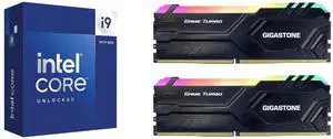 CPU Memory Combo - Intel Core i9-14900K - Core i9 14th Gen 24-Core (8P+16E) LGA 1700 with Gigastone GST Game Pro RGB 32GB (2 x 16GB) CPU Memory Combo - Intel Core i9-14900K - Core i9 14th Gen 24-Core (8P+16E) LGA 1700 with Gigastone GST Game Pro RGB 32GB (2 x 16GB)