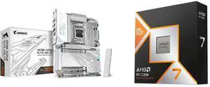 Motherboard CPU Combo - GIGABYTE X870E AORUS ELITE X3D ICE Bundle with AMD Ryzen 7 9800X3D Motherboard CPU Combo - GIGABYTE X870E AORUS ELITE X3D ICE Bundle with AMD Ryzen 7 9800X3D