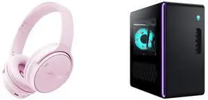 Bose QuietComfort Wireless Bluetooth Headphones, Noise Cancelling, Mic, USB-C, 24H Playtime, Petal Pink. Alienware Aurora Gaming Desktop, Intel Core Ultra 7, 32GB, 1TB SSD, RTX 5070, Windows 11 Home. Bose QuietComfort Wireless Bluetooth Headphones, Noise Cancelling, Mic, USB-C, 24H Playtime, Petal Pink. Alienware Aurora Gaming Desktop, Intel Core Ultra 7, 32GB, 1TB SSD, RTX 5070, Windows 11 Home.