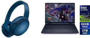 Headphones and Accessories Laptop Combo - Bose 884367-1600 Bundle with DELL LAC16251-9582BLU-PUS Headphones and Accessories Laptop Combo - Bose 884367-1600 Bundle with DELL LAC16251-9582BLU-PUS