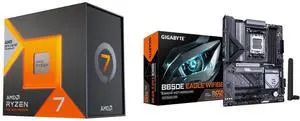 CPU Motherboard Combo - AMD Ryzen 7 7800X3D Bundle with GIGABYTE B650E EAGLE WF6E CPU Motherboard Combo - AMD Ryzen 7 7800X3D Bundle with GIGABYTE B650E EAGLE WF6E
