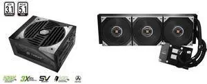 ASRock TC-1300T 1300 W Power Supply ASRock WS TR 360D 360mm AIO Liquid CPU Cooler for AMD Threadripper sTR5/SP6/sWRX9/sWRX8/sTRX4/TR4/SP3, Dual-Pump Redundancy with Alarm, Brazed Full-Copper Cold Plate, 6-Year Warranty ASRock TC-1300T 1300 W Power Supply ASRock WS TR 360D 360mm AIO Liquid CPU Cooler for AMD Threadripper sTR5/SP6/sWRX9/sWRX8/sTRX4/TR4/SP3, Dual-Pump Redundancy with Alarm, Brazed Full-Copper Cold Plate, 6-Year Warranty