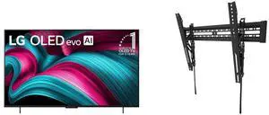 LG 42-Inch Class OLED evo AI Super Upscaling 4K C5 Series Smart TV w/Dolby Atmos & Vision, HDR10, Filmmaker Mode, Wow Orchestra, Alexa Built-in (OLED42C5PUA, 2025) Kanto KT3260 Tilting Mount for 32-inch to 60-inch TVs - Black LG 42-Inch Class OLED evo AI Super Upscaling 4K C5 Series Smart TV w/Dolby Atmos & Vision, HDR10, Filmmaker Mode, Wow Orchestra, Alexa Built-in (OLED42C5PUA, 2025) Kanto KT3260 Tilting Mount for 32-inch to 60-inch TVs - Black