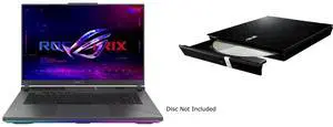 ASUS ROG Strix G16 G614PP-DB96-CA 16.0" Gaming Laptop + Slim DVD Burner