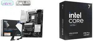 Motherboard CPU Combo - MSI PRO Z890-P WIFI Bundle with Intel BX80768270K Motherboard CPU Combo - MSI PRO Z890-P WIFI Bundle with Intel BX80768270K