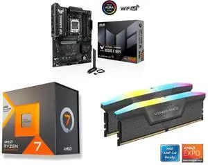 Motherboard CPU Memory Combo - ASUS TUF GAMING B650E-E WIFI Bundle with AMD 100-100002235WOF and Corsair CMH16GX5M2N6000Z36 Motherboard CPU Memory Combo - ASUS TUF GAMING B650E-E WIFI Bundle with AMD 100-100002235WOF and Corsair CMH16GX5M2N6000Z36