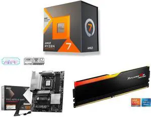 CPU Motherboard Memory Combo - AMD Ryzen 7 7700X3D Bundle with MSI PRO X870-P WIFI and G.SKILL Ripjaws M5 Neo RGB Series 16GB CPU Motherboard Memory Combo - AMD Ryzen 7 7700X3D Bundle with MSI PRO X870-P WIFI and G.SKILL Ripjaws M5 Neo RGB Series 16GB