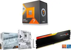 CPU Motherboard Memory Combo - AMD Ryzen 7 7700X3D Bundle with GIGABYTE B850 EAGLE WIFI7 ICE and G.SKILL Ripjaws M5 Neo RGB Series 16GB CPU Motherboard Memory Combo - AMD Ryzen 7 7700X3D Bundle with GIGABYTE B850 EAGLE WIFI7 ICE and G.SKILL Ripjaws M5 Neo RGB Series 16GB