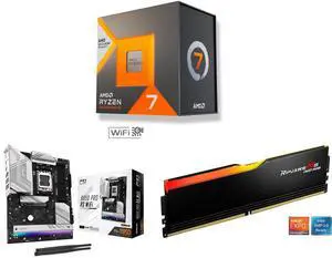CPU Motherboard Memory Combo - AMD Ryzen 7 7700X3D Bundle with ASRock B850 Pro RS WiFi and G.SKILL Ripjaws M5 Neo RGB Series 16GB CPU Motherboard Memory Combo - AMD Ryzen 7 7700X3D Bundle with ASRock B850 Pro RS WiFi and G.SKILL Ripjaws M5 Neo RGB Series 16GB