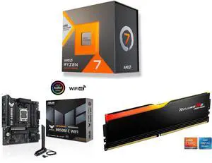 CPU Motherboard Memory Combo - AMD 100-100002235WOF Bundle with ASUS TUF GAMING B850M-E WIFI and G.SKILL F5-6000J3636F16GX1-RM5NRK CPU Motherboard Memory Combo - AMD 100-100002235WOF Bundle with ASUS TUF GAMING B850M-E WIFI and G.SKILL F5-6000J3636F16GX1-RM5NRK