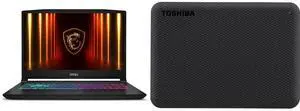 MSI - 15.6" QHD 165 Hz - Intel Core i9-14900HX - GeForce RTX 5060 Laptop GPU - 16GB Memory - 1TB NVMe SSD - Windows 11 Home (9S7-1587C1-490 ) TOSHIBA 2TB Canvio Advance Portable External Hard Drive USB 3.0 Model HDTCA20XK3AA Black MSI - 15.6" QHD 165 Hz - Intel Core i9-14900HX - GeForce RTX 5060 Laptop GPU - 16GB Memory - 1TB NVMe SSD - Windows 11 Home (9S7-1587C1-490 ) TOSHIBA 2TB Canvio Advance Portable External Hard Drive USB 3.0 Model HDTCA20XK3AA Black