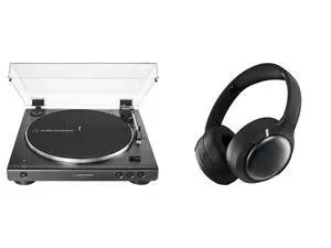 Audio Technica Fully Automatic Wireless Belt-Drive Turntable - Black ROSESELSA Cambrian Over Ear Wireless Headsets Active Noise Cancellation Detachable Cable Ultra Low Latency 100H Battery Life OOTD (Black) Audio Technica Fully Automatic Wireless Belt-Drive Turntable - Black ROSESELSA Cambrian Over Ear Wireless Headsets Active Noise Cancellation Detachable Cable Ultra Low Latency 100H Battery Life OOTD (Black)