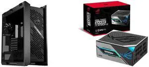 ASUS ROG Strix Helios II EATX mid-tower gaming case with dual tempered glass, aluminum grille, 4 fans, supports ASUS ROG Thor 1200W Platinum III PSU (80 PLUS Platinum, ATX 3.1, GaN MOSFET, OLED, Turbo, 10-Year Warranty) ASUS ROG Strix Helios II EATX mid-tower gaming case with dual tempered glass, aluminum grille, 4 fans, supports ASUS ROG Thor 1200W Platinum III PSU (80 PLUS Platinum, ATX 3.1, GaN MOSFET, OLED, Turbo, 10-Year Warranty)
