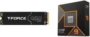 Team Group T-FORCE G50 M.2 2280 1TB PCIe 4.0 x4 NVMe 1.4 TLC SSD TM8FFE001T0C129 AMD Ryzen 9 9900X 12-Core 4.4 GHz Socket AM5 120W Radeon Graphics 100-100000662WOF Team Group T-FORCE G50 M.2 2280 1TB PCIe 4.0 x4 NVMe 1.4 TLC SSD TM8FFE001T0C129 AMD Ryzen 9 9900X 12-Core 4.4 GHz Socket AM5 120W Radeon Graphics 100-100000662WOF