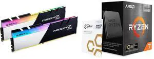 G.SKILL Trident Z Neo 32GB (2x16GB) RGB DDR4 3600 Desktop RAM for AMD Ryzen + Ryzen 7 5800X3D 10th Anniversary Edition 8-Core 3.4GHz AM4 CPU G.SKILL Trident Z Neo 32GB (2x16GB) RGB DDR4 3600 Desktop RAM for AMD Ryzen + Ryzen 7 5800X3D 10th Anniversary Edition 8-Core 3.4GHz AM4 CPU
