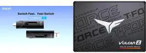 Nusyn NSU53 1TB External SSD - Up to 1050MB/s, USB-C + USB-A, USB 3.2 Gen2, for iPhone, Android, PS4, Windows & Mac. Team Group T-FORCE VULCAN Z 1TB SATA III 3D NAND Internal SSD. Nusyn NSU53 1TB External SSD - Up to 1050MB/s, USB-C + USB-A, USB 3.2 Gen2, for iPhone, Android, PS4, Windows & Mac. Team Group T-FORCE VULCAN Z 1TB SATA III 3D NAND Internal SSD.