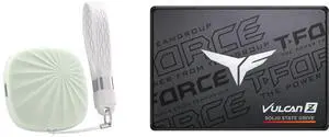 Nusyn 1TB NSP30 Portable SSD, 1050MB/s, USB 3.2 Gen2, USB-C, Plug & Play, Windows/macOS/Linux/Android/iOS - Green. Team Group T-FORCE VULCAN Z 512GB SATA III 3D NAND Internal SSD. Nusyn 1TB NSP30 Portable SSD, 1050MB/s, USB 3.2 Gen2, USB-C, Plug & Play, Windows/macOS/Linux/Android/iOS - Green. Team Group T-FORCE VULCAN Z 512GB SATA III 3D NAND Internal SSD.