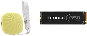 Nusyn 1TB NSP30 Portable SSD, 1050MB/s, USB 3.2 Gen2, USB-C, Plug & Play, Windows/macOS/Linux/Android/iOS - Yellow. Team Group T-FORCE G50 M.2 2280 512GB PCIe 4.0 x4 NVMe 1.4 TLC Internal SSD Nusyn 1TB NSP30 Portable SSD, 1050MB/s, USB 3.2 Gen2, USB-C, Plug & Play, Windows/macOS/Linux/Android/iOS - Yellow. Team Group T-FORCE G50 M.2 2280 512GB PCIe 4.0 x4 NVMe 1.4 TLC Internal SSD