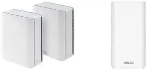 ASUS ZenWiFi BT10 Tri-band WiFi 7 Mesh, 18 Gbps, 6000 sq.ft (2pk), Dual 10G Ports, Security, Parental Controls, Smart Home SSIDs, 4G/5G Tethering ASUS ZenWiFi BD5 Outdoor Dual-band WiFi 7 Mesh, 3600 Mbps, 2450 sq.ft. (1pk), Dual 2.5G Ports, ASUS ZenWiFi BT10 Tri-band WiFi 7 Mesh, 18 Gbps, 6000 sq.ft (2pk), Dual 10G Ports, Security, Parental Controls, Smart Home SSIDs, 4G/5G Tethering ASUS ZenWiFi BD5 Outdoor Dual-band WiFi 7 Mesh, 3600 Mbps, 2450 sq.ft. (1pk), Dual 2.5G Ports,