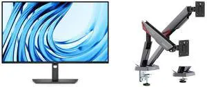 Dell PRO 27" FHD 120Hz IPS Monitor with Adjustable Stand P2726H, MSI MPG MT161DR RGB Dual Monitor Stand, 17-38" Support, VESA Compatible, Spring Assisted, 35.2 lbs Capacity, Clamp & Grommet, Quick Release - Black Dell PRO 27" FHD 120Hz IPS Monitor with Adjustable Stand P2726H, MSI MPG MT161DR RGB Dual Monitor Stand, 17-38" Support, VESA Compatible, Spring Assisted, 35.2 lbs Capacity, Clamp & Grommet, Quick Release - Black