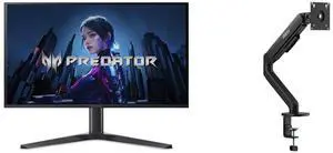 Acer Predator 27" WQHD 2K 1440P 280hz OLED Gaming Monitor X27U with AMD FreeSync Premium Pro, 0.03ms. MSI MAG MT101G Gas Spring Monitor Stand, supports 17-32" screens, 22 lbs, VESA compatible, adjustable mount, clamp & grommet, quick releas Acer Predator 27" WQHD 2K 1440P 280hz OLED Gaming Monitor X27U with AMD FreeSync Premium Pro, 0.03ms. MSI MAG MT101G Gas Spring Monitor Stand, supports 17-32" screens, 22 lbs, VESA compatible, adjustable mount, clamp & grommet, quick releas