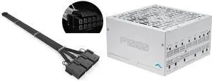 SAMA GPU Power Sleeved Cable Extension, 16pin(12+4) 12VHPWR PCIe 5.0 Connector Male to 3X PCIE 8 PIN for RTX 4070Ti/4080/3090Ti, with Pre-Installed Cable Combs-16AWG, Black and SAMA P1000W ATX 3.1 Power Supply, 1000W, Cybenetics Platinum Standards, PCIE 5.1 Ready, Full Modular, 1000W Gaming PSU, Premium Japanese Capacitor, FDB Fan, White version SAMA GPU Power Sleeved Cable Extension, 16pin(12+4) 12VHPWR PCIe 5.0 Connector Male to 3X PCIE 8 PIN for RTX 4070Ti/4080/3090Ti, with Pre-Installed Cable Combs-16AWG, Black and SAMA P1000W ATX 3.1 Power Supply, 1000W, Cybenetics Platinum Standards, PCIE 5.1 Ready, Full Modular, 1000W Gaming PSU, Premium Japanese Capacitor, FDB Fan, White version