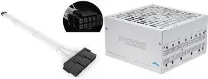 SAMA PCI-E 5.0 GPU PSU Cable 12+4pin to 3×8PIN 12VHPWR Sleeved Extension Cable Plug Connector 340mm 16AWG Power Supply Cable for RTX 3090Ti 4070 4080 White and SAMA P1000W ATX 3.1 Power Supply, 1000W, Cybenetics Platinum Standards, PCIE 5.1 Ready, Full Modular, 1000W Gaming PSU, Premium Japanese Capacitor, FDB Fan, White version SAMA PCI-E 5.0 GPU PSU Cable 12+4pin to 3×8PIN 12VHPWR Sleeved Extension Cable Plug Connector 340mm 16AWG Power Supply Cable for RTX 3090Ti 4070 4080 White and SAMA P1000W ATX 3.1 Power Supply, 1000W, Cybenetics Platinum Standards, PCIE 5.1 Ready, Full Modular, 1000W Gaming PSU, Premium Japanese Capacitor, FDB Fan, White version
