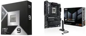 CPU Motherboard Combo - AMD 100-100001978WOF Bundle with ASUS TUF GAMING X870E-PLUS WIFI7 CPU Motherboard Combo - AMD 100-100001978WOF Bundle with ASUS TUF GAMING X870E-PLUS WIFI7