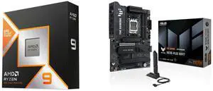 CPU Motherboard Combo - AMD Ryzen 9 9950X3D Bundle with ASUS TUF GAMING X870E-PLUS WIFI7 CPU Motherboard Combo - AMD Ryzen 9 9950X3D Bundle with ASUS TUF GAMING X870E-PLUS WIFI7