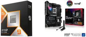CPU Motherboard Combo - AMD Ryzen 9 9950X3D Bundle with ASUS ROG STRIX X870E-E GAMING WIFI CPU Motherboard Combo - AMD Ryzen 9 9950X3D Bundle with ASUS ROG STRIX X870E-E GAMING WIFI