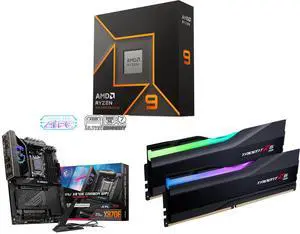 CPU Motherboard Memory Combo - AMD Ryzen 9 9950X Bundle with MSI MPG X870E CARBON WIFI and G.SKILL F5-6000J3636F16GX2-TZ5RK CPU Motherboard Memory Combo - AMD Ryzen 9 9950X Bundle with MSI MPG X870E CARBON WIFI and G.SKILL F5-6000J3636F16GX2-TZ5RK
