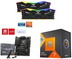 Team Group 16GB (2x8GB) DDR5 6000 RAM, MSI MAG B850 TOMAHAWK MAX WIFI ATX Motherboard, supports AMD Ryzen 9000/8000/7000, AM5, DDR5 Boost 8400+ MT/s, PCIe 5.0, M.2 Gen5, Wi-Fi 7, 5G LAN, AMD Ryzen 7 7800X3D 8-Core 4.2 GHz Team Group 16GB (2x8GB) DDR5 6000 RAM, MSI MAG B850 TOMAHAWK MAX WIFI ATX Motherboard, supports AMD Ryzen 9000/8000/7000, AM5, DDR5 Boost 8400+ MT/s, PCIe 5.0, M.2 Gen5, Wi-Fi 7, 5G LAN, AMD Ryzen 7 7800X3D 8-Core 4.2 GHz