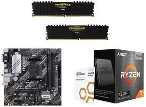 CORSAIR Vengeance LPX 16GB (2x8GB) DDR4 3200 Desktop RAM, ASUS Prime B550M-A WiFi II Micro ATX Motherboard (PCIe 4.0, WiFi 6, ECC, 1Gb LAN, HDMI 2.1, RGB), AMD Ryzen 7 5800X3D 8-Core 3.4GHz CPU CORSAIR Vengeance LPX 16GB (2x8GB) DDR4 3200 Desktop RAM, ASUS Prime B550M-A WiFi II Micro ATX Motherboard (PCIe 4.0, WiFi 6, ECC, 1Gb LAN, HDMI 2.1, RGB), AMD Ryzen 7 5800X3D 8-Core 3.4GHz CPU