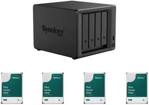 Synology 4-bay DiskStation DS925+ 4 x Synology 4TB HAT3300 Plus Series SATA III 3.5" Internal NAS HDD (HAT3310-4T) Synology 4-bay DiskStation DS925+ 4 x Synology 4TB HAT3300 Plus Series SATA III 3.5" Internal NAS HDD (HAT3310-4T)