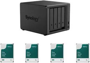 Synology 4-bay DiskStation DS925+ 4 x Synology 6TB HAT3300 Plus Series SATA III 3.5" Internal NAS HDD (HAT3300-6T) Synology 4-bay DiskStation DS925+ 4 x Synology 6TB HAT3300 Plus Series SATA III 3.5" Internal NAS HDD (HAT3300-6T)