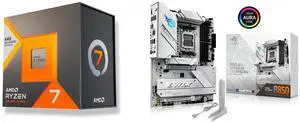 AMD Ryzen 7 7700X3D 8-Core 4.0 GHz AM5 120W Processor, ASUS ROG STRIX B850-A GAMING WIFI R2 AM5 ATX motherboard, 14+2+1 power stages, DDR5, WiFi 7, 4x M.2, PCIe 5.0 x16, USB 20Gbps Type-C, ASUS AI Advisor AMD Ryzen 7 7700X3D 8-Core 4.0 GHz AM5 120W Processor, ASUS ROG STRIX B850-A GAMING WIFI R2 AM5 ATX motherboard, 14+2+1 power stages, DDR5, WiFi 7, 4x M.2, PCIe 5.0 x16, USB 20Gbps Type-C, ASUS AI Advisor