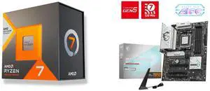 AMD Ryzen 7 7700X3D 8-Core 4.0 GHz AM5 120W Processor MSI B850 GAMING PLUS WIFI Motherboard ATX Supports Ryzen 9000/8000/7000, AM5 DDR5 8200+ MT/s (OC), PCIe 5.0 & 4.0, M.2 Gen5, Wi-Fi 7, 5G LAN AMD Ryzen 7 7700X3D 8-Core 4.0 GHz AM5 120W Processor MSI B850 GAMING PLUS WIFI Motherboard ATX Supports Ryzen 9000/8000/7000, AM5 DDR5 8200+ MT/s (OC), PCIe 5.0 & 4.0, M.2 Gen5, Wi-Fi 7, 5G LAN