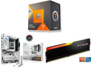 AMD Ryzen 7 7700X3D 8-Core 4.0 GHz AM5 Processor, ASUS ROG STRIX B850-A GAMING WIFI R2 ATX Motherboard, G.SKILL Ripjaws M5 Neo RGB 16GB DDR5 6000 RAM AMD Ryzen 7 7700X3D 8-Core 4.0 GHz AM5 Processor, ASUS ROG STRIX B850-A GAMING WIFI R2 ATX Motherboard, G.SKILL Ripjaws M5 Neo RGB 16GB DDR5 6000 RAM