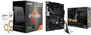 AMD Ryzen 7 5800X3D 10th Anniversary Edition - Ryzen 7 5000 Series Vermeer (Zen 3) 8-Core 3.4 GHz Socket AM4 105W Desktop CPU Processor - 100-100000651POF ASUS TUF GAMING B550-PLUS WIFI II AM4 AMD B550 ATX AMD Motherboard AMD Ryzen 7 5800X3D 10th Anniversary Edition - Ryzen 7 5000 Series Vermeer (Zen 3) 8-Core 3.4 GHz Socket AM4 105W Desktop CPU Processor - 100-100000651POF ASUS TUF GAMING B550-PLUS WIFI II AM4 AMD B550 ATX AMD Motherboard