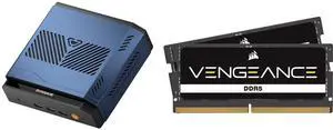 BOSGAME VTA-439 Mini PC, AMD Ryzen AI 9 HX 470 (Up to 5.2GHz), Dual 2.5G LAN, Wi-Fi 7, BT 5.4, USB4, OCuLink, Triple 8K Display, CORSAIR Vengeance 32GB (2x16GB) DDR5 5600 Laptop Memory BOSGAME VTA-439 Mini PC, AMD Ryzen AI 9 HX 470 (Up to 5.2GHz), Dual 2.5G LAN, Wi-Fi 7, BT 5.4, USB4, OCuLink, Triple 8K Display, CORSAIR Vengeance 32GB (2x16GB) DDR5 5600 Laptop Memory