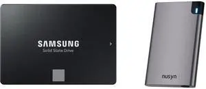 SSD Hard Drive / SSD Enclosures Combo - SAMSUNG MZ-77E4T0B/AM Bundle with NUSYN NSE22GR SSD Hard Drive / SSD Enclosures Combo - SAMSUNG MZ-77E4T0B/AM Bundle with NUSYN NSE22GR
