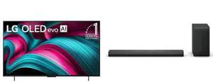 LG 42" OLED evo 4K C5 Smart TV w/Dolby Atmos & Vision, HDR10, Filmmaker Mode, Alexa (OLED42C5PUA, 2025) + LG S70TY 3.1.1 Dolby Atmos Soundbar, ideal for QNED TV with WOW Orchestra LG 42" OLED evo 4K C5 Smart TV w/Dolby Atmos & Vision, HDR10, Filmmaker Mode, Alexa (OLED42C5PUA, 2025) + LG S70TY 3.1.1 Dolby Atmos Soundbar, ideal for QNED TV with WOW Orchestra