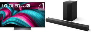 LG 55-Inch Class OLED evo AI 4K C5 Series Smart TV w/Dolby Atmos, Dolby Vision, HDR10, AI Super Upscaling 4K, Filmmaker Mode, Wow Orchestra, Alexa Built-in (OLED55C5PUA, 2025) LG S60T Soundbar for TV with Dolby Audio 3.1 channel LG 55-Inch Class OLED evo AI 4K C5 Series Smart TV w/Dolby Atmos, Dolby Vision, HDR10, AI Super Upscaling 4K, Filmmaker Mode, Wow Orchestra, Alexa Built-in (OLED55C5PUA, 2025) LG S60T Soundbar for TV with Dolby Audio 3.1 channel